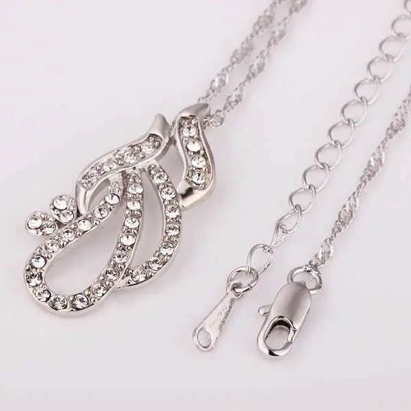 Floating Charms 18K Gold Plated Necklaces Flower Crown Bisuteria S In Euros 2