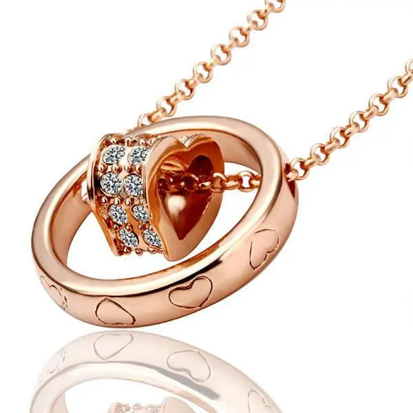 Floating Charms 18K Gold Plated Necklaces Whistle Tenis Masculino231 1