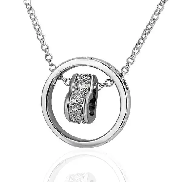 Floating Charms 18K Gold Plated Necklaces Whistle Tenis Masculino231 3