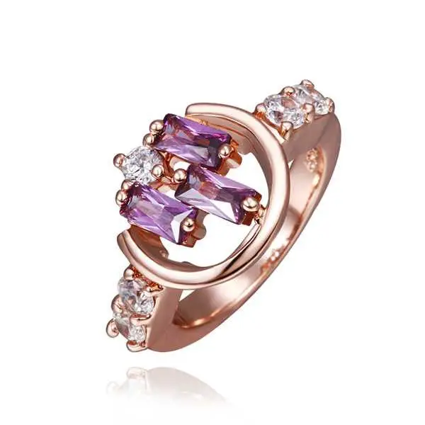 Floating Charms 18K Real Gold Plated Wedding Rings Violetta G Opal Horloge153 2