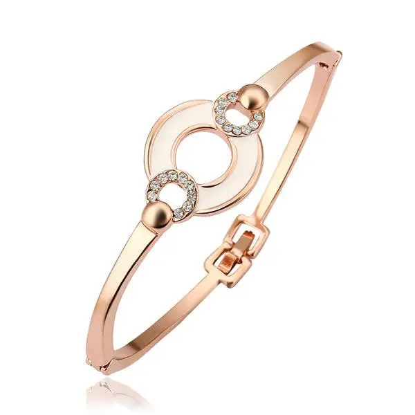 Floating Charms Austrian Crystal Charms Bangle Buckle For A Circle Women Pulseras Jewellery Hbz  5 1