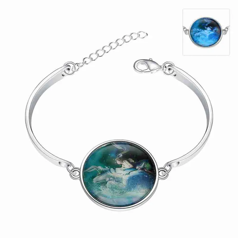 Floating Charms Glowing In The Dark Charm Bracelet Aries 2 Pulseras Mujer Jewerly Accessories Hbh 83 3