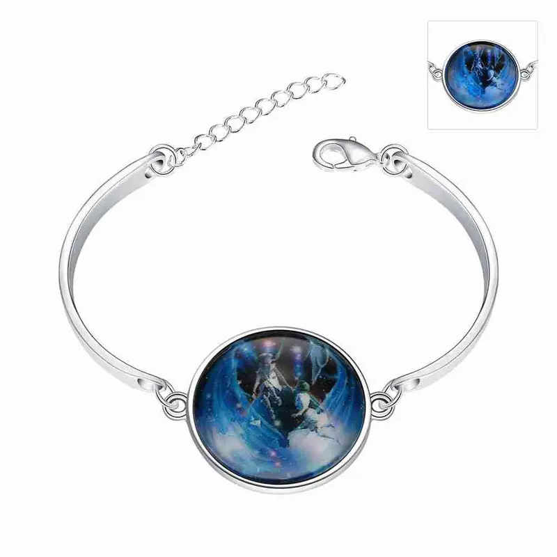 Floating Charms Glowing In The Dark Charm Bracelet Aries 2 Pulseras Mujer Jewerly Accessories Hbh 83 7