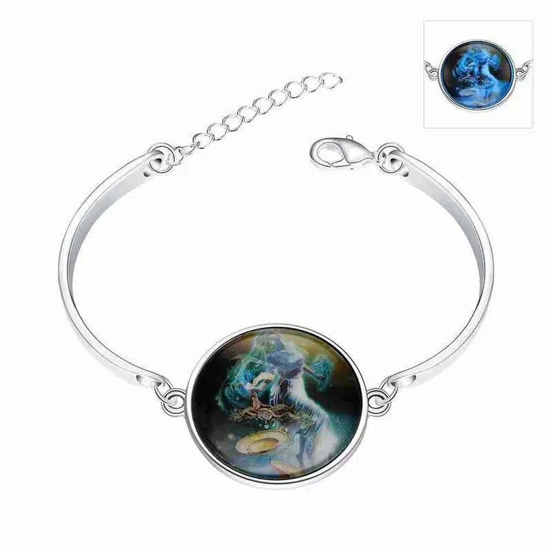 Floating Charms Glowing In The Dark Charm Bracelet Aries 2 Pulseras Mujer Jewerly Accessories Hbh 83 9