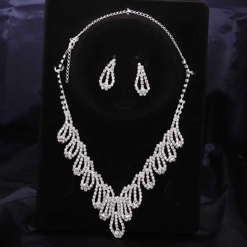 Floating Charms Huasweet E+N Ethnic Crystal Beads Jewelry Sets Joias Vintage Jewelry Set Crds 13 1