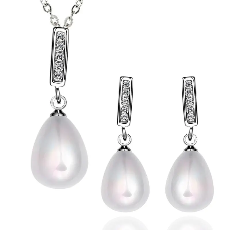 Floating Charms Platinum Plating Austrian Crystal Jewelry Sets Beads Lm N+E African Jewelry Set Joias 56 3