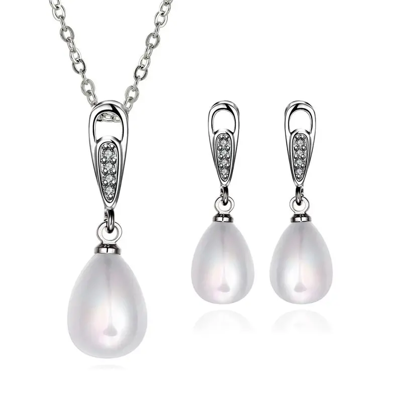 Floating Charms Platinum Plating Austrian Crystal Jewelry Sets Beads Lm N+E African Jewelry Set Joias 56 5