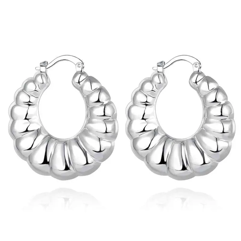 Floating Charms Silver Earrings Ball Circle Clip Cufflinks Diy 7 8 1