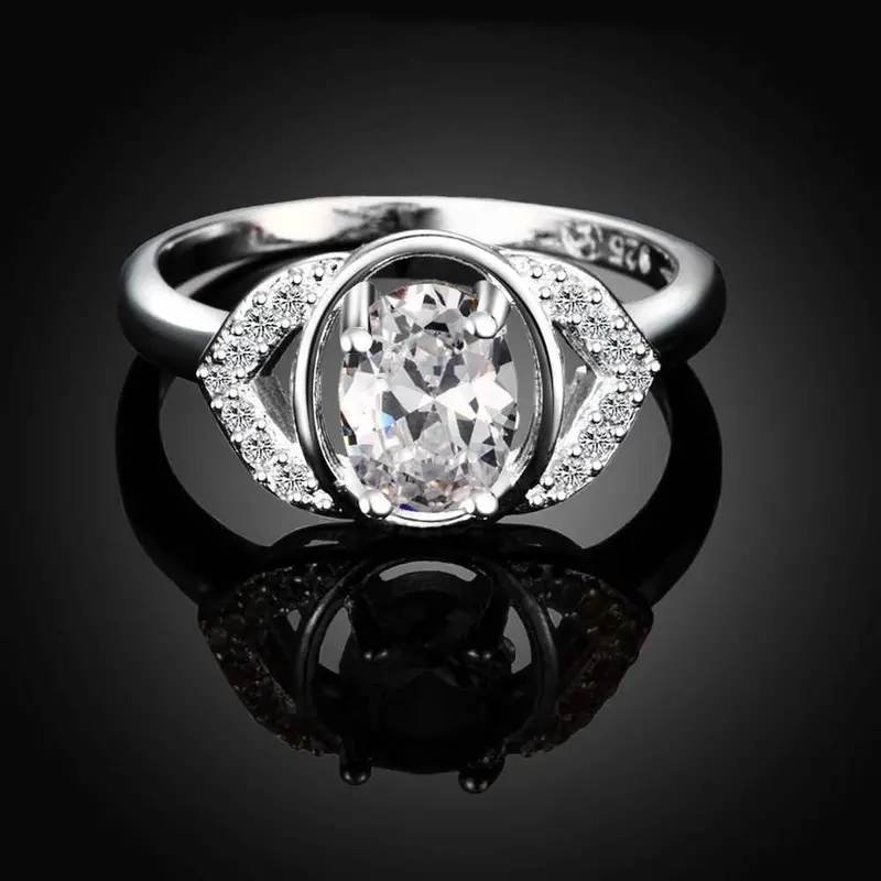 Floating Charms Silver Plated Stamp Rings For Men Angel Wings Opal Sport Fspr 21 4
