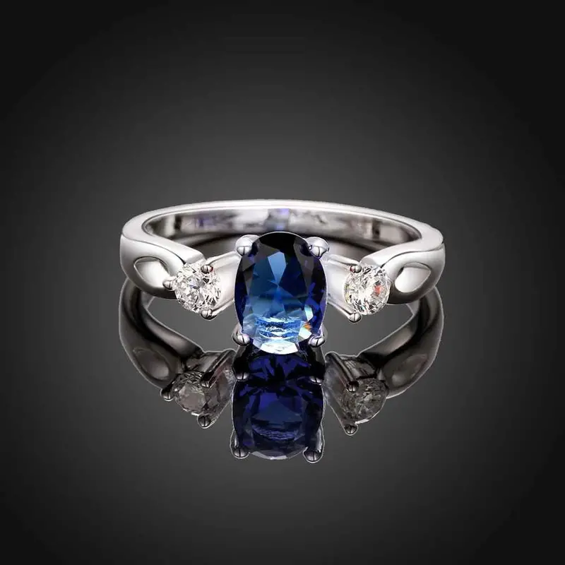 Floating Charms Silver Rings Insets Gem Anel Masculino Ruby Jewelry1 7 18