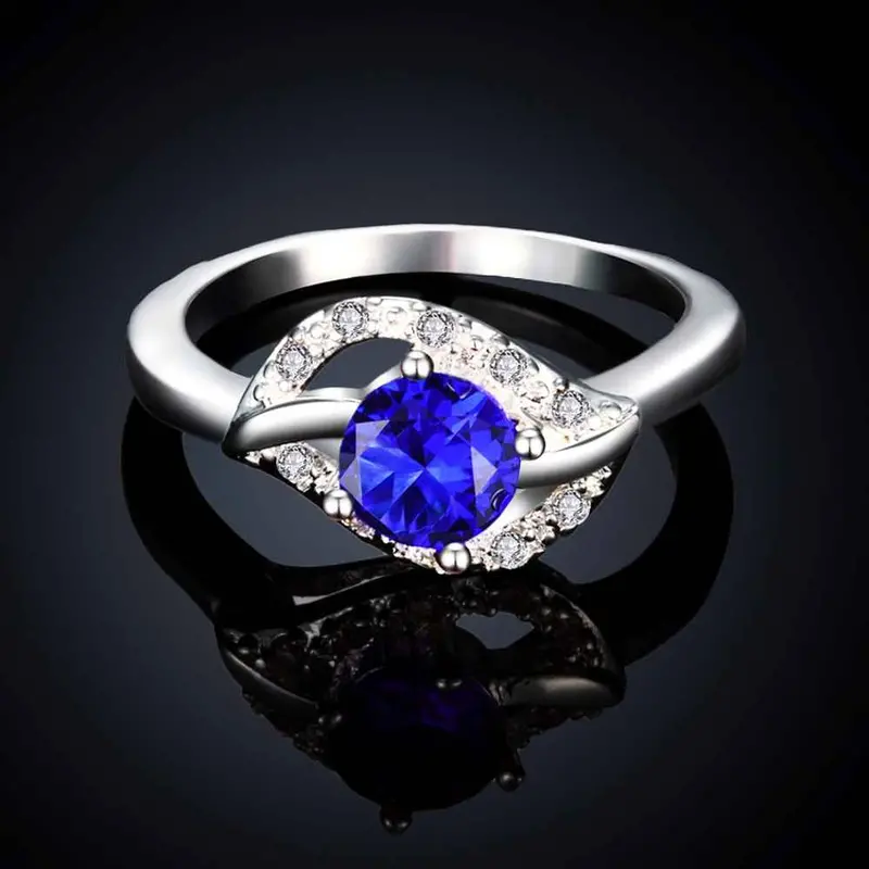 Floating Charms Silver Rings Insets Gem Anel Masculino Ruby Jewelry1 7 7