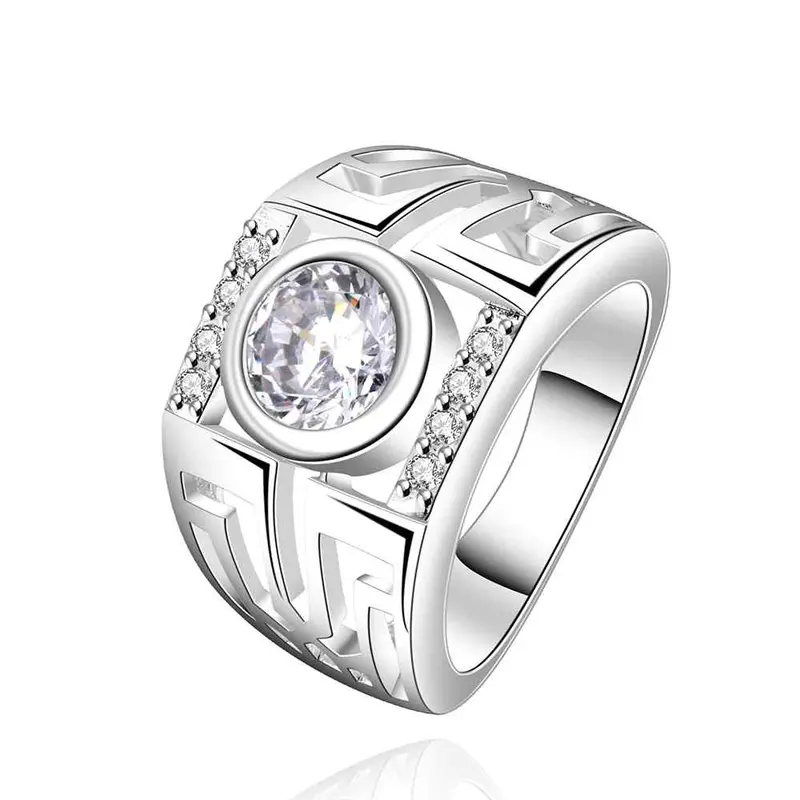 Floating Charms Silver Rings Watchiing Far Aliancas Bone332 4