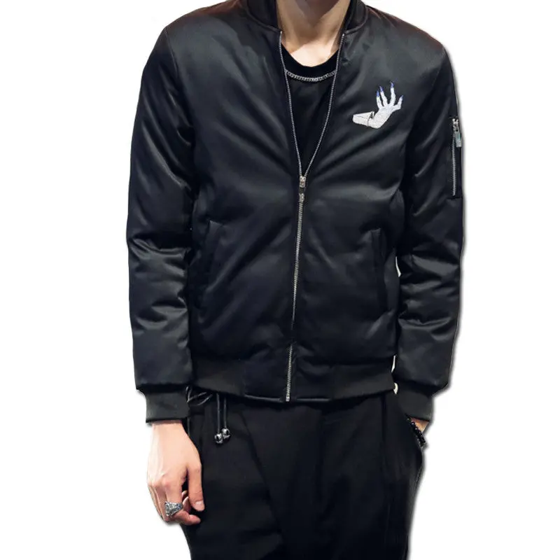 Floral Cotton Padded Jackets And Coats Jaqueta Masculina Casual Slim Fit Veste Homme Jackets 1