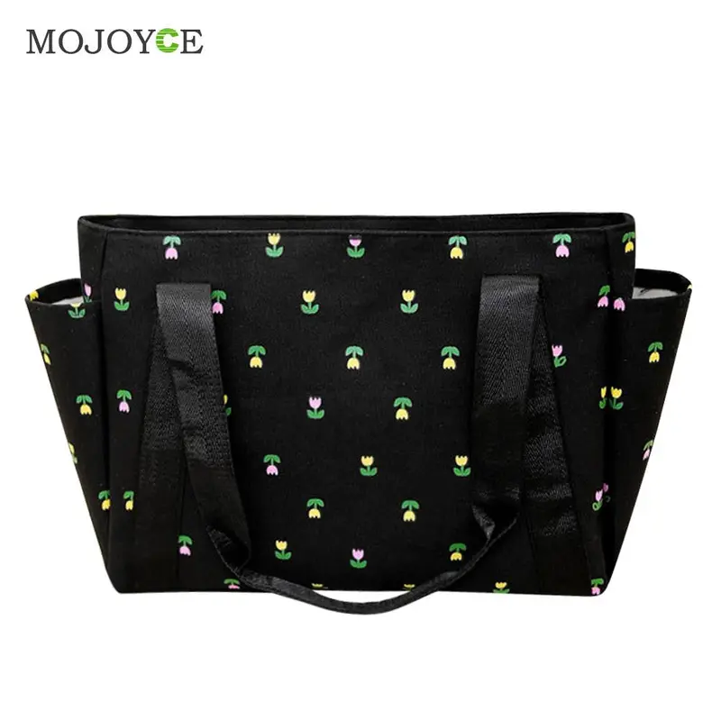 Floral Print Canvas Bag Large Tote Handbags Mummy Women Bag Bolsa Feminina Sac A Main Femme De Marque Clutch Bolsos Mujer 1