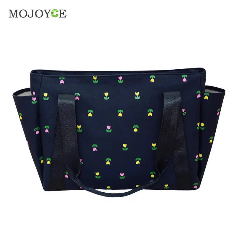 Floral Print Canvas Bag Large Tote Handbags Mummy Women Bag Bolsa Feminina Sac A Main Femme De Marque Clutch Bolsos Mujer 2