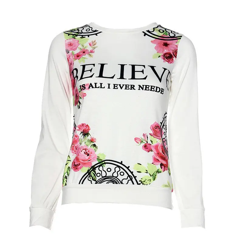 Floral Print Women Blouse Clothing Dressed Shirts Printing Vetement S Dames Bloezen 6