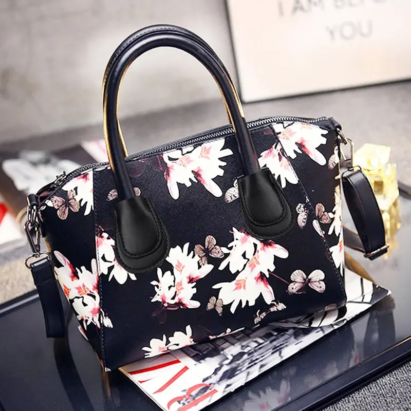 Floral Printing Bag Women Handbags Pu Leather Messenger Bags Women Handbag Tote Bags Female Crossbody Bag Satchel Bolsa Feminina 1