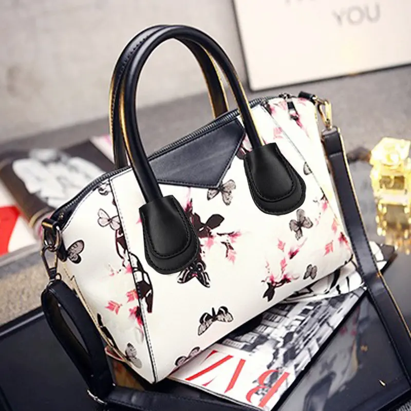 Floral Printing Bag Women Handbags Pu Leather Messenger Bags Women Handbag Tote Bags Female Crossbody Bag Satchel Bolsa Feminina 2