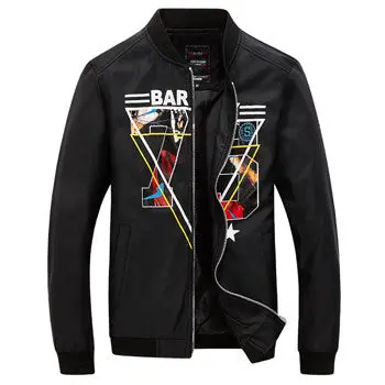 Floral Zipper Jackets Coats Outwear Jaqueta Masculina Casual Slim Fit Large Size Veste Homme Jackets 1