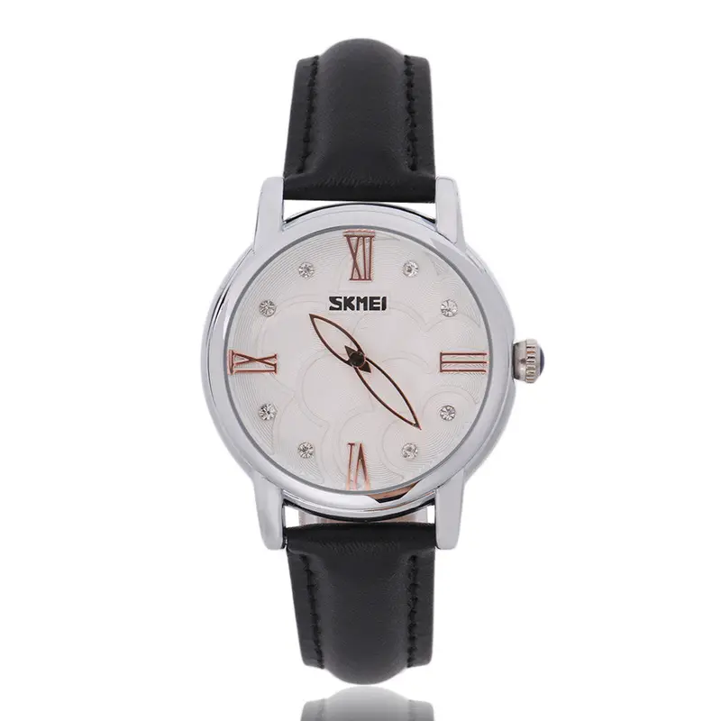 Flower Rosecamellia Pattern Wristwatches Quartz Leather Band Dress Watchrelogio Feminino 4