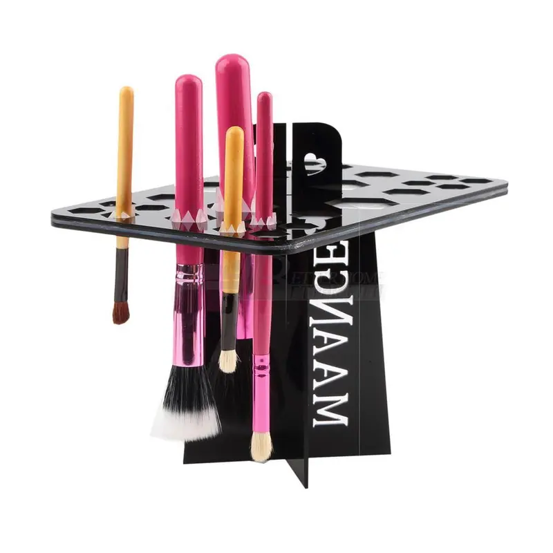 Folding Collapsible Air Drying Makeup Brush Organizing Tower Tree Rack Holder Cosmetic Tool Aside Hang Tools For Makeup Brushes 1