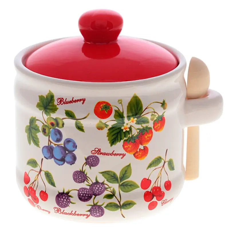 Food Storage Box Tanks Cup With Spoon For Loose Products Kitchen 90697 1