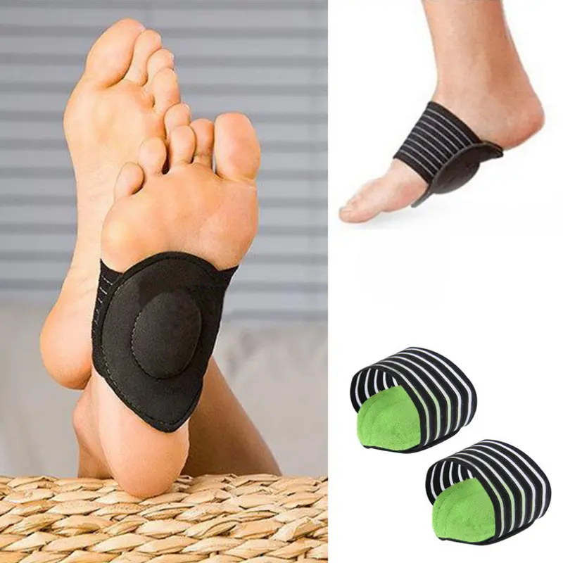 Foot Arch Support Plantar Fasciitis Heel Pain Aid Foot Run-Up Pad Feet Cushioned Cushioned Shoes Insole Sports Accessory 1