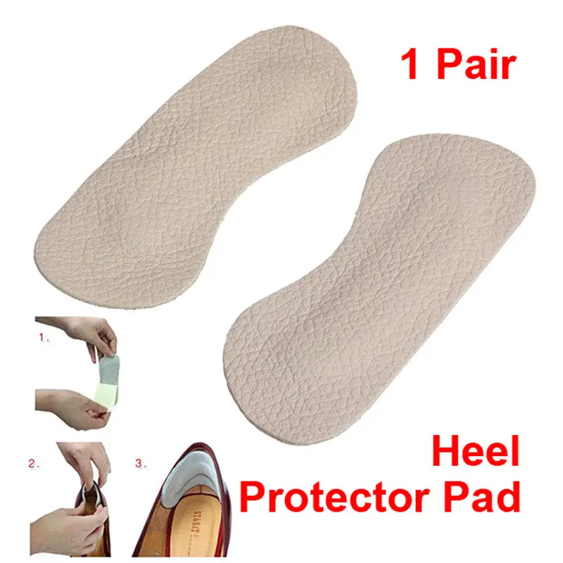 Foot Care Cushion Insole Liner High Heel Shoes Back Leather Pad 1
