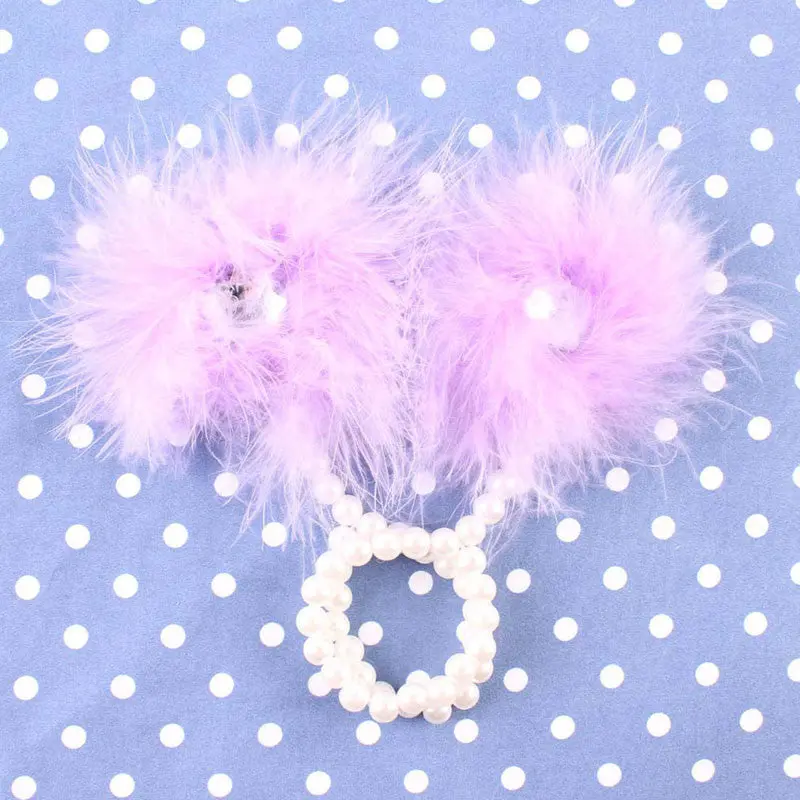 Foot Flower Barefoot Sals Feather Flower Sals Pearl Headb Hair Accessories For Baby Infants 2