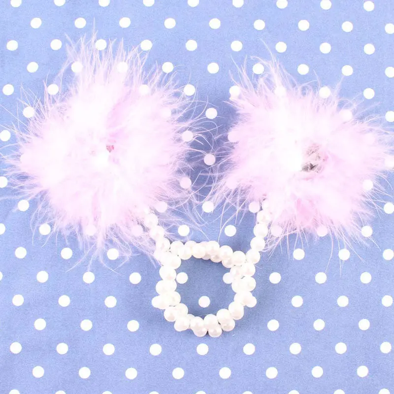 Foot Flower Barefoot Sals Feather Flower Sals Pearl Headb Hair Accessories For Baby Infants 5