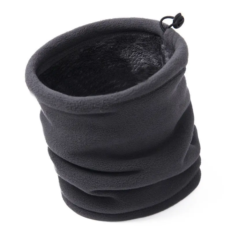 For Double Warm Fleece Scarf Collars 4