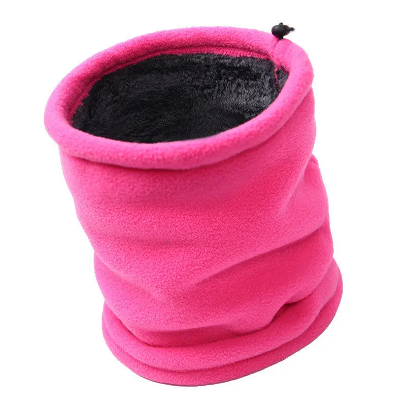 For Double Warm Fleece Scarf Collars 5