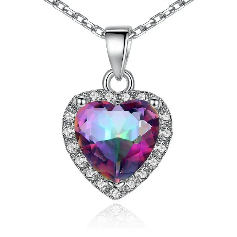 For Heart Shaped Necklaces Pendants For Bijoux N093-Cf 1