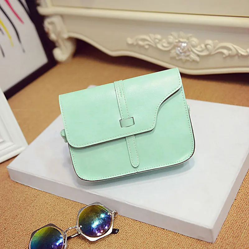 Forward 9 Colors Women Girl Shoulder Bag Ladies Mini Message Bag Soft Pu Leather Satchel Crossbody Tote Hbag 6