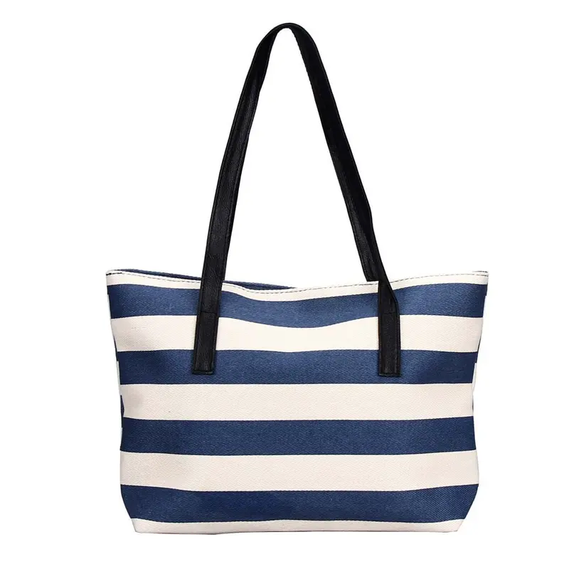 Forward , Big Canvas Striped Plaid Ladies Hbags Shoulder Bags Clutches Women Bag 2