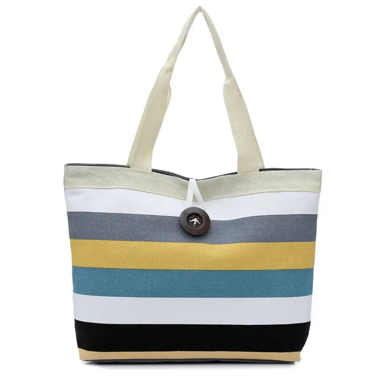 Forward Canvas Women Beach Bag Color Printing Lady Girls Hbags Shoulder Bag Casual Bolsa Shopping Bags Big 1