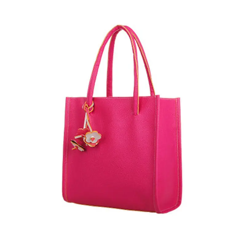 Forward Elegant Girls Hbags Leather Shoulder Bag Cy Color Flowers Women Tote 2
