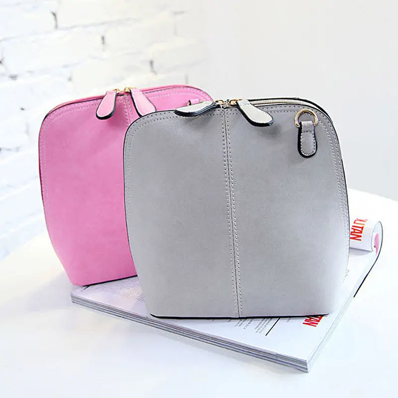 Forward Girl Women Women Scrub Shoulder Bag Leather Purse Satchel Messenger Bag Shell Bag 6