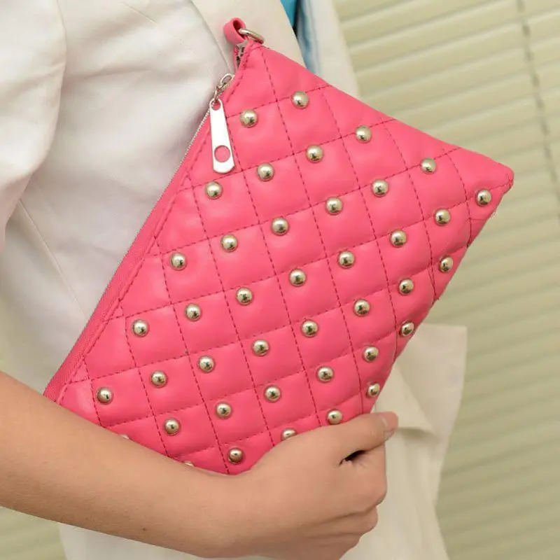 Forward Ladies Hbag Korean Rivet Hbag Shoulder Bag Purse Satchel Messenger Bag 3