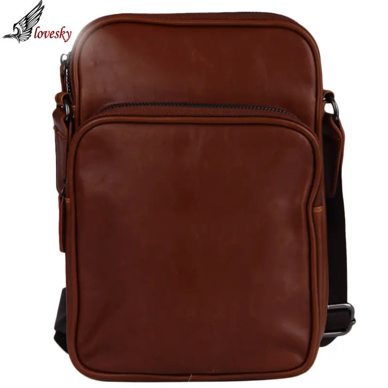 Forward Man Messenger Bag Pu Leather Men Bags Casual Vintage School Shoulder Travel 1