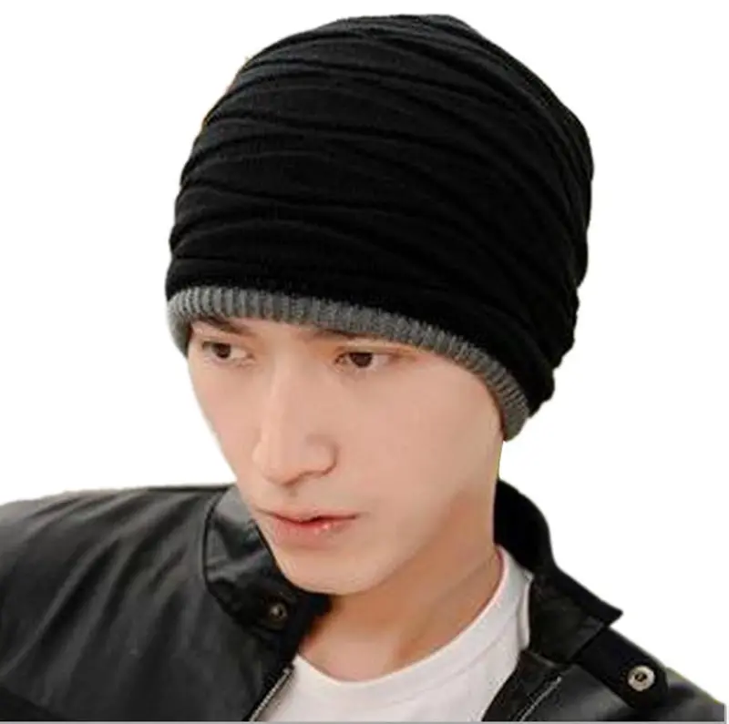 Forward Man Women Warm Hat Knit Woolen Beanies Elastic Hip-Hop Cap 1