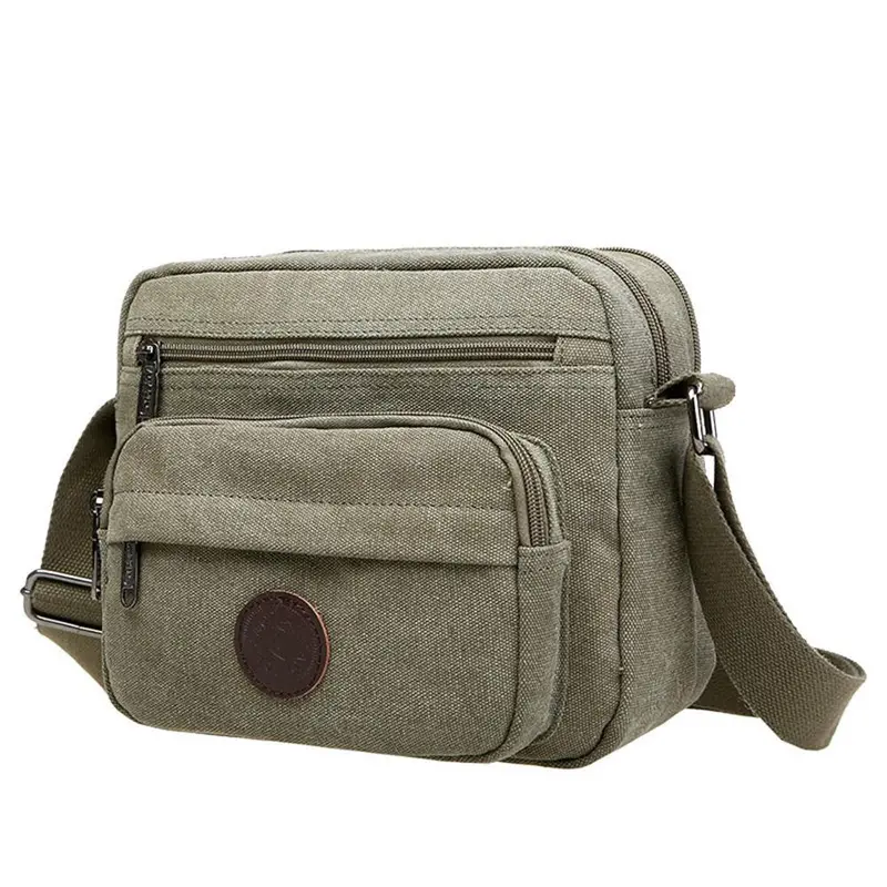 Forward Men Hbag Canvas Vintage School Satchel Messenger Military Shoulder Bags 1