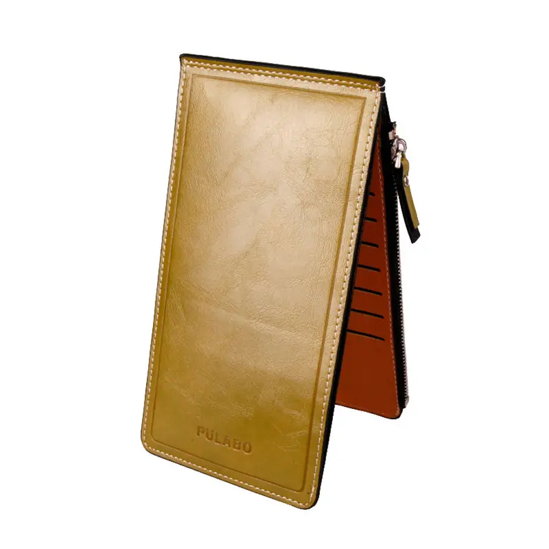 Forward Novelty Women Men Wallet Pu Leather Purse Ultra-Thin Multifunctional Zipper Wallet Card Holder 4