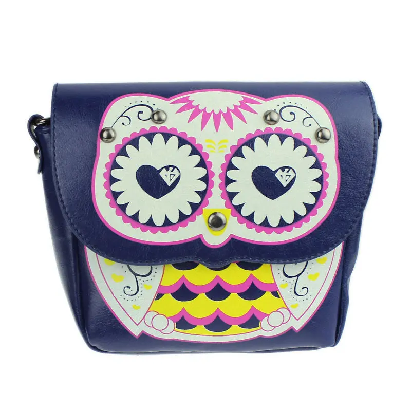 Forward Owl Printed Pattern Hbag Diagonal Package Shoulder Bag Mini Packet 1