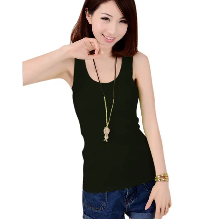 Forward Sexy Women Ladies Style 5 Color Sleeveless Cotton Bodycon Tank Top 1