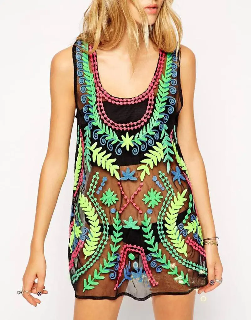 Forward Sexy Women Mesh Sleeveless Blouse Shirt Size S-Xl Blouse Tops 4