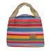Forward Thermal Insulated Lunch Box Tote Cooler Canvas Zipper Bag Bento Lunch Pouch Insulation Bag 5