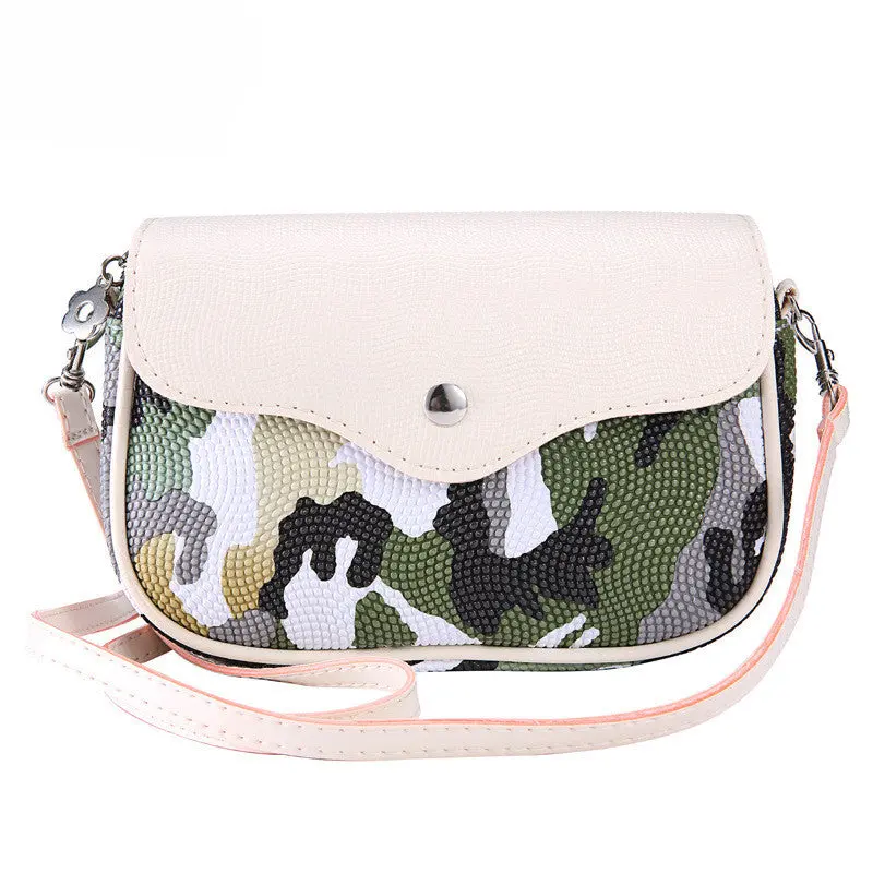 Forward Women Bag Mini Lovely Type Messenger Shoulder Camouflage Makeup Bag 1