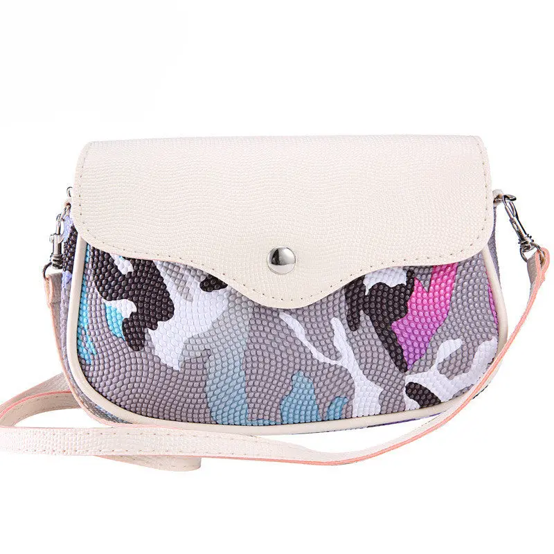 Forward Women Bag Mini Lovely Type Messenger Shoulder Camouflage Makeup Bag 2
