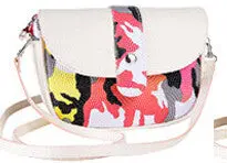 Forward Women Camouflage Color Edge Leather Messenger Crossbody Clutch Shoulder Hbag Bag 3